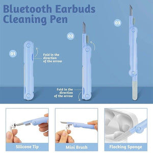 7-in-1 Cleaning Kit | All-in-One Keyboard Cleaning Kit with Brush & Cleaner for Bluetooth, AirPods, Laptop, Tablet, Phone, iPad, Smartwatch, MacBook, Earbuds & PC Accessories